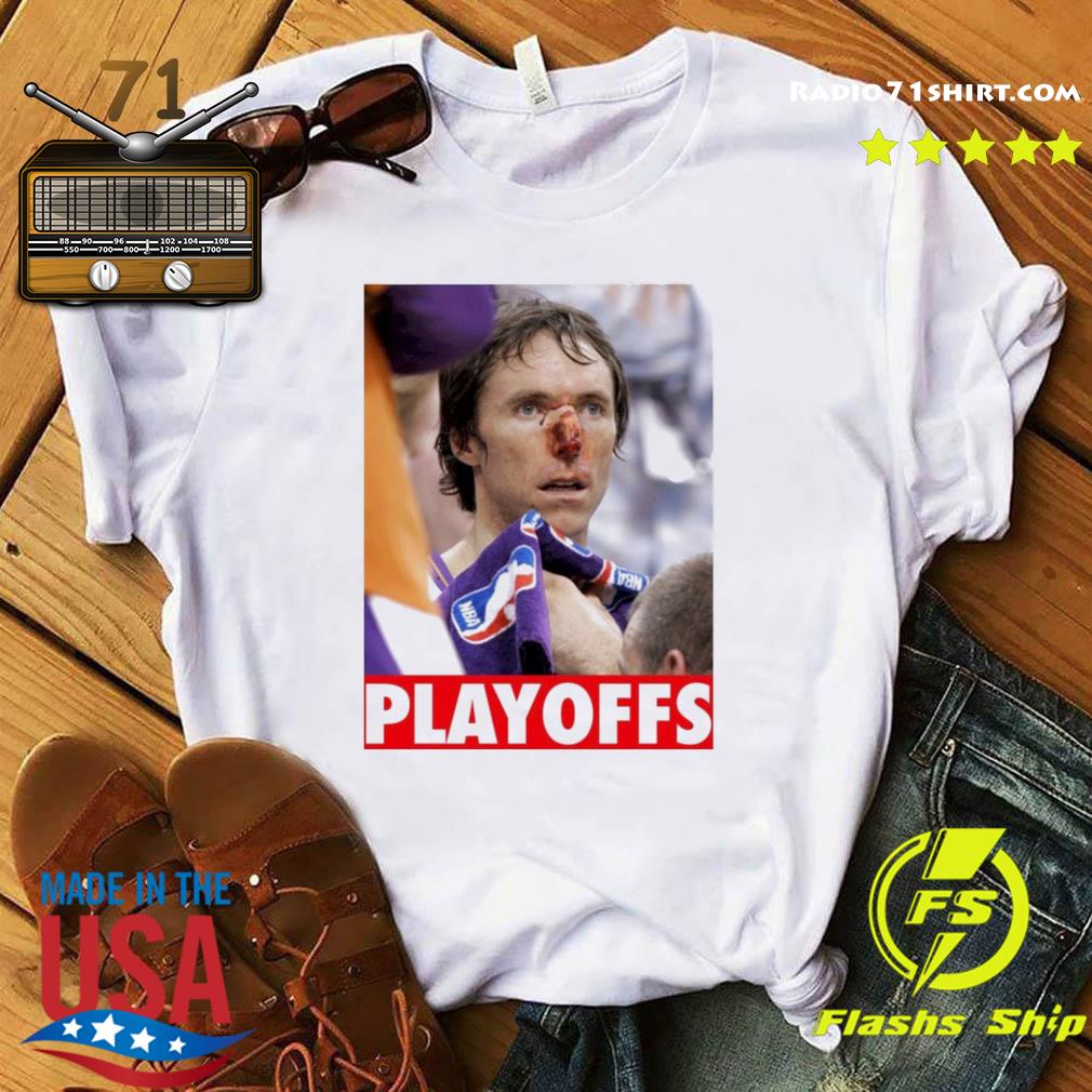 steve nash bloody nose shirt