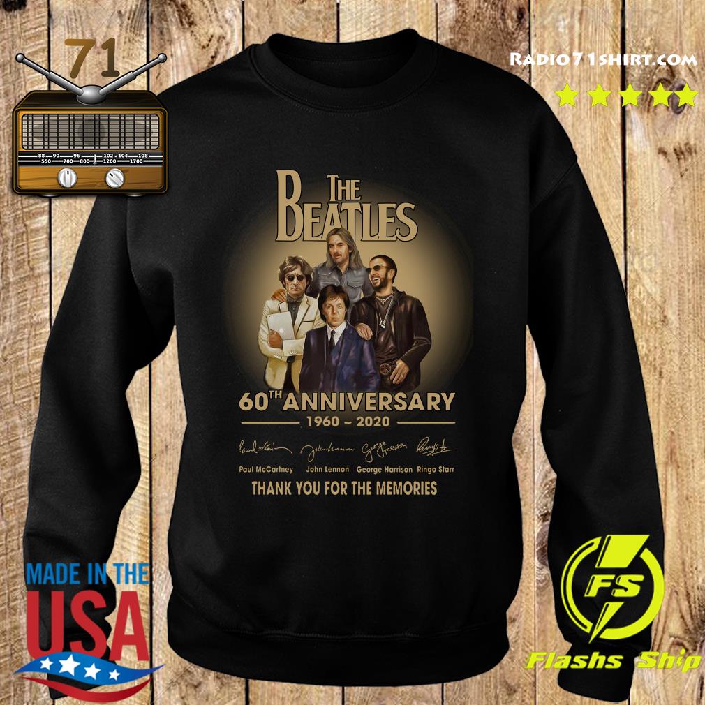 beatles 60th anniversary sweatshirt