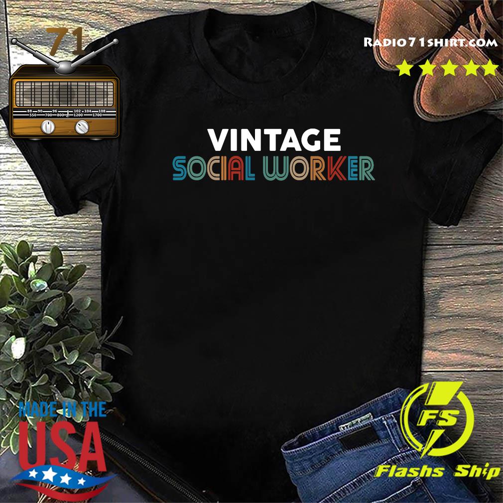 vintage social worker shirt