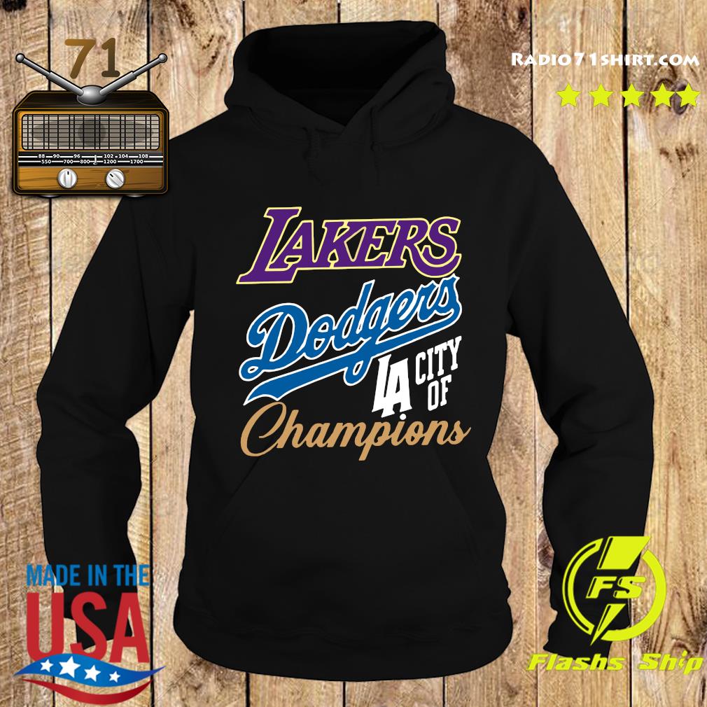 dodgers lakers champions shirt