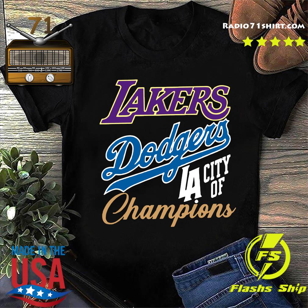 dodgers lakers champions shirt