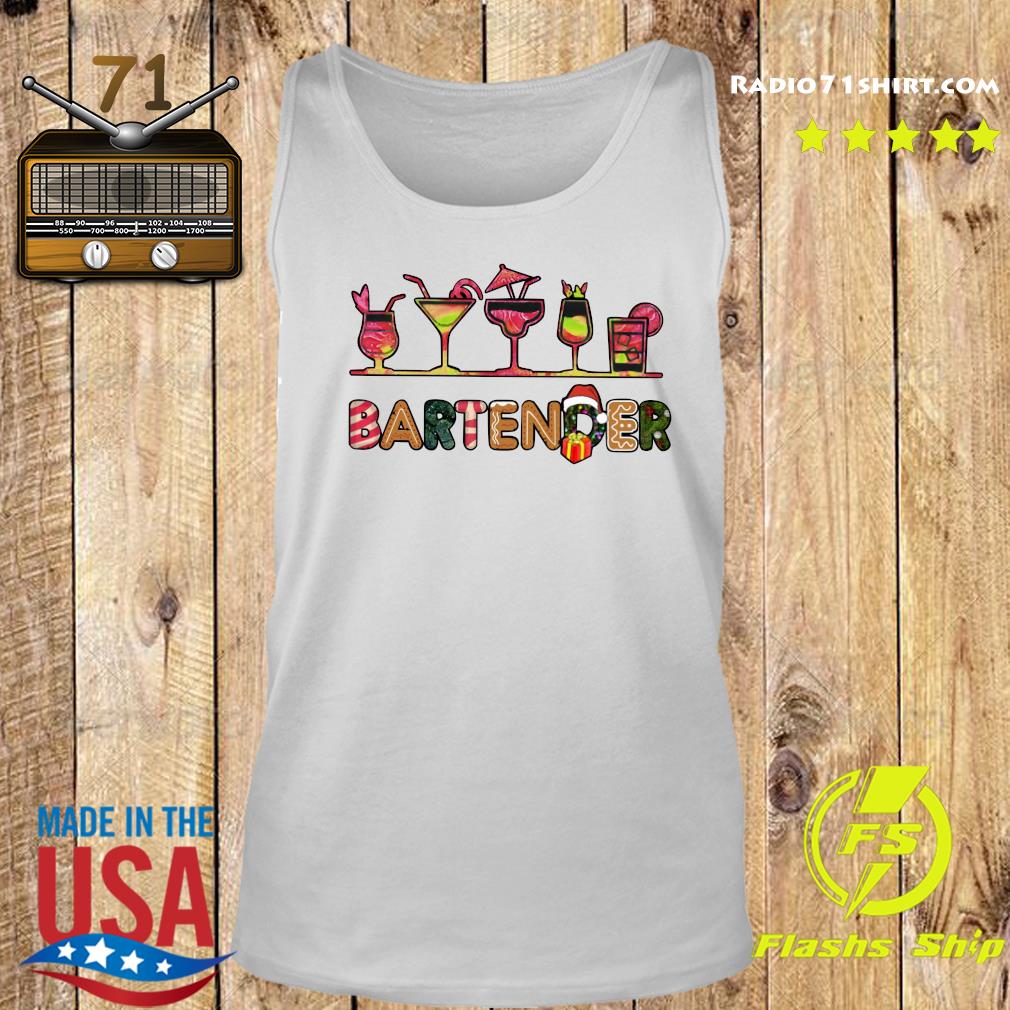 bartender christmas shirt