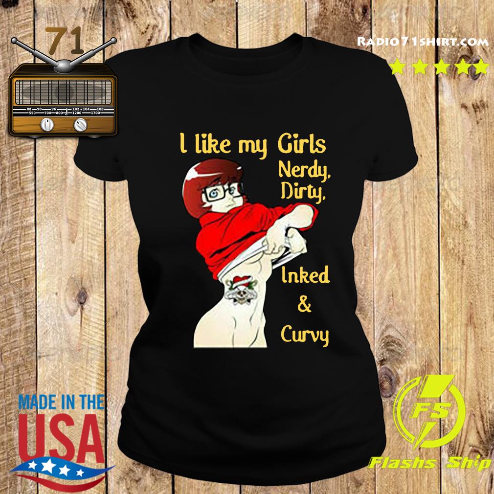 nerdy curvy t shirt