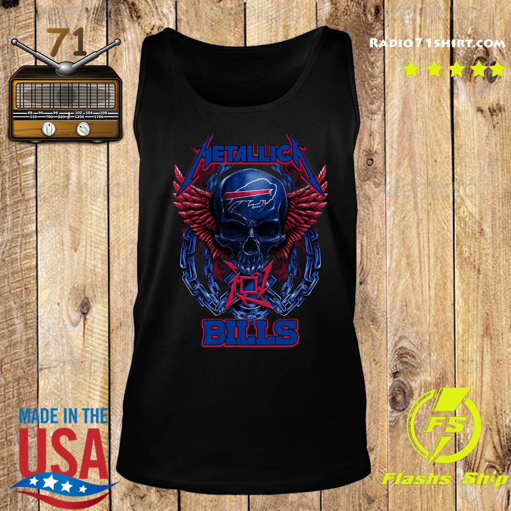 buffalo bills skull shirt